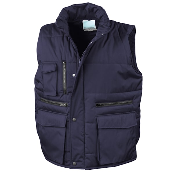 Result Herr Lance Bodywarmer / Gilet (Vind- och Duschskyddad) Navy M