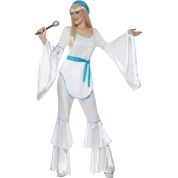 Smiffys Dam Super Trooper Kostymset S Vit White S