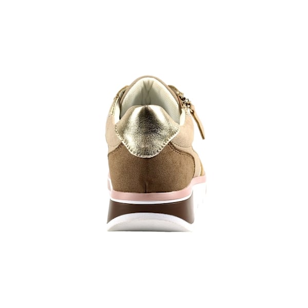 Lunar Dam/Dam Haller Mockaskor i mocka 7 UK Beige Beige 7 UK