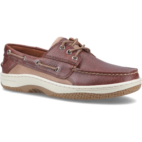Sperry Billfish 3-Eye Båtskor i Läder för Män, Storlek 10 UK, Brun Brown 10 UK