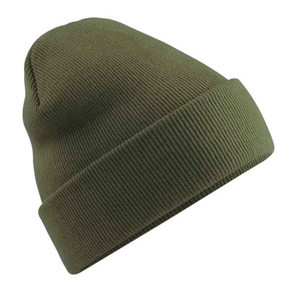 Beechfield Soft Feel Knitted Winter Hat One Size Moss Green Moss Green One Size