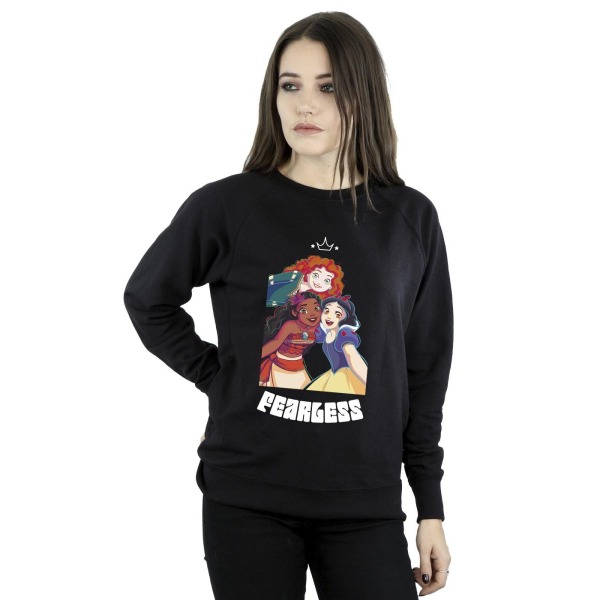 Disney Womens/Ladies Princess Fearless Sweatshirt XXL Svart Black XXL
