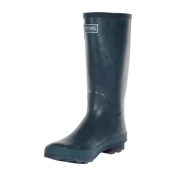 Regatta Womens/Ladies Ly Fairweather II Tall Durable Wellington Dragonfly Dot 7 UK