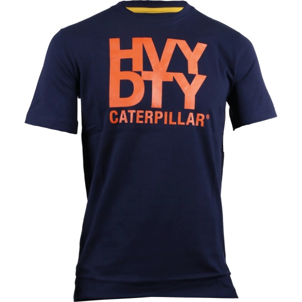 Caterpillar Mänsvarumärke Logotyp Heavy Duty T-shirt M Eclipse Bl Eclipse Blue M
