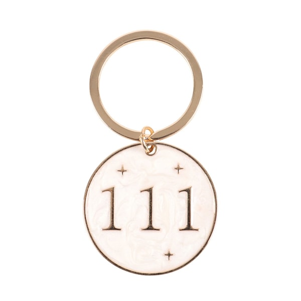 Something Different 111 Angel Number Nyckelring One Size Guld/Crea Gold/Cream One Size