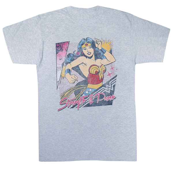 Wonder Woman Girls Strength & Power T-Shirt 9-11 år Sports G Sports Grey 9-11 Years