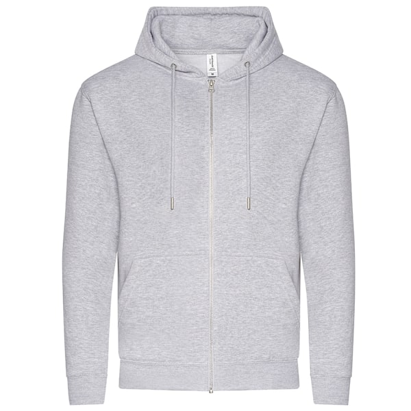 Awdis Unisex Vuxen Heather Ekologisk Hoodie M Heather Grey Heather Grey M