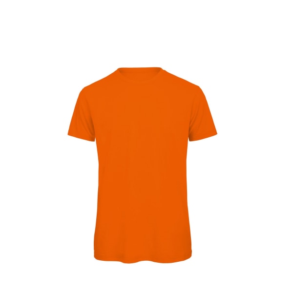 B&C Mens Favorite Organic Cotton Crew T-shirt 2XL Orange Orange 2XL