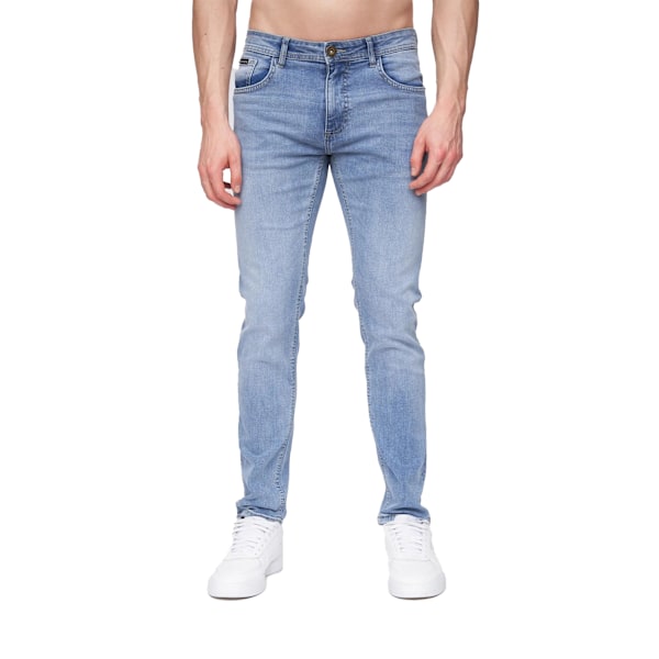 Henleys Mens Mayhen Slim Jeans 36R Light Wash Light Wash 36R