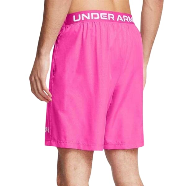 Under Armour Herr HalfBack Präglade Shorts L Rosa Pink L