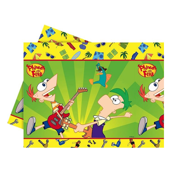 Phineas och Ferb Duk En Storlek Flerfärgad Multicoloured One Size