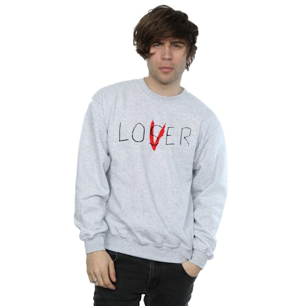 It Mens Loser Lover Sweatshirt XL Sports Grey Sports Grey XL