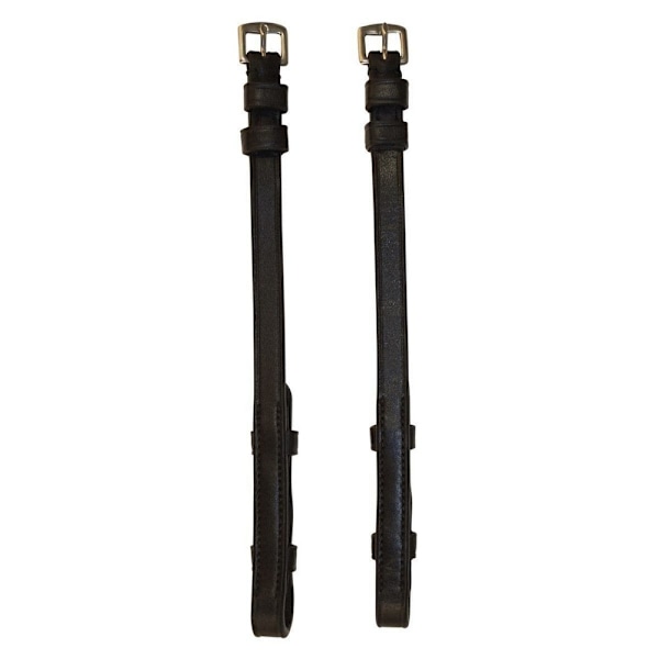 Collegiate Comfitec Europeiskt läderhästkindstycke varmblod Black Warmblood