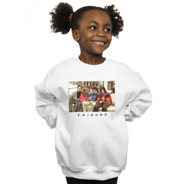 Friends Girls Retrospective Still Sweatshirt 7-8 Years White White 7-8 Years