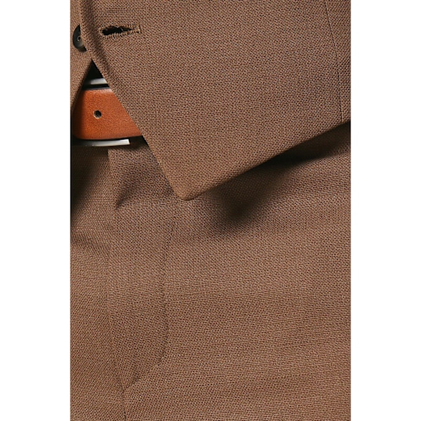 Burton herr Weave Plain Slim Suit byxor 32R koppar Copper 32R