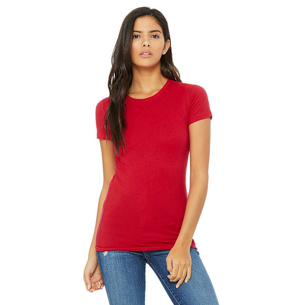 Bella + Canvas Dam/Damer The Favourite T-Shirt L Röd Red L