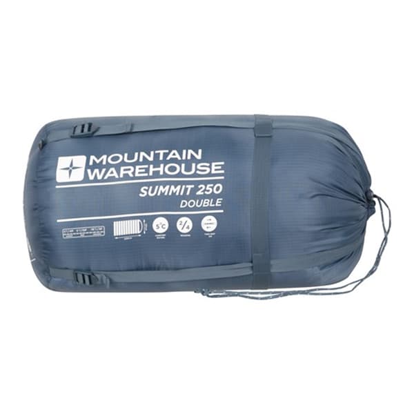 Mountain Warehouse Summit 250 Dubbel Sovsäck One Size Mörk Dark Grey One Size