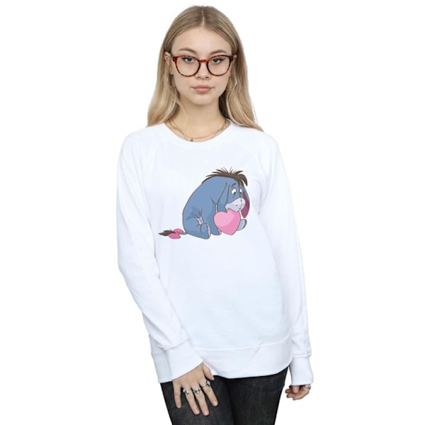 Disney Dam/Damer Winnie The Pooh Eeyore Mun Sweatshirt XX White XXL