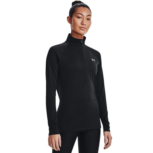 Under Armour Dam Tech Quarter Zip Tröja 0 UK - 2 Black 0 UK - 2 UK