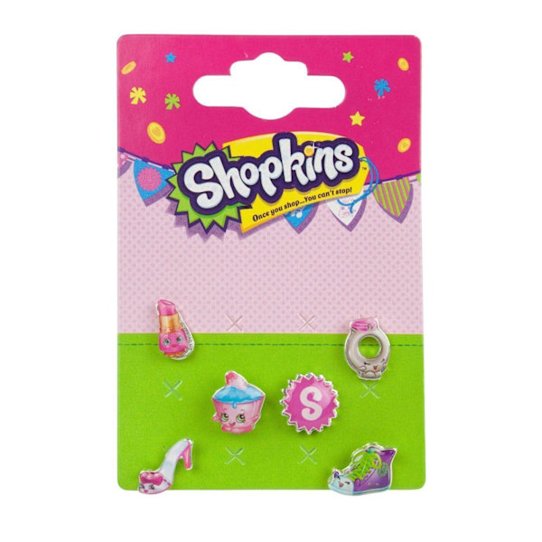 Shopkins Girls Characters Örhänge Set (6-pack) One Size Flerfärgad Multicoloured One Size