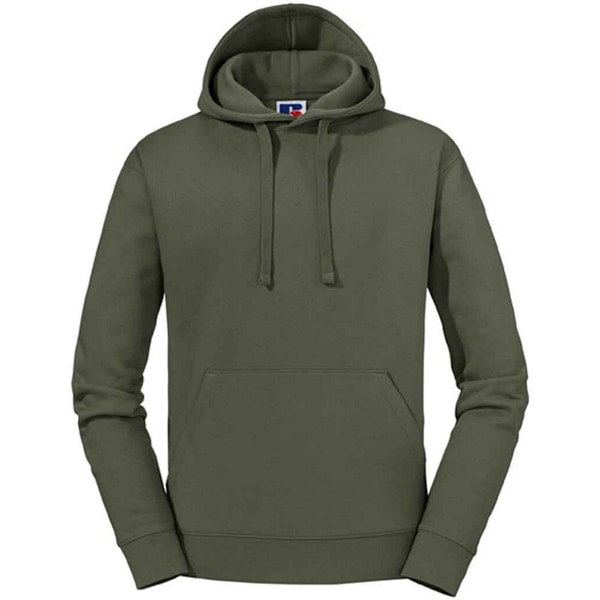 Russell Herr Authentic Hoodie S Olivgrön Olive Green S