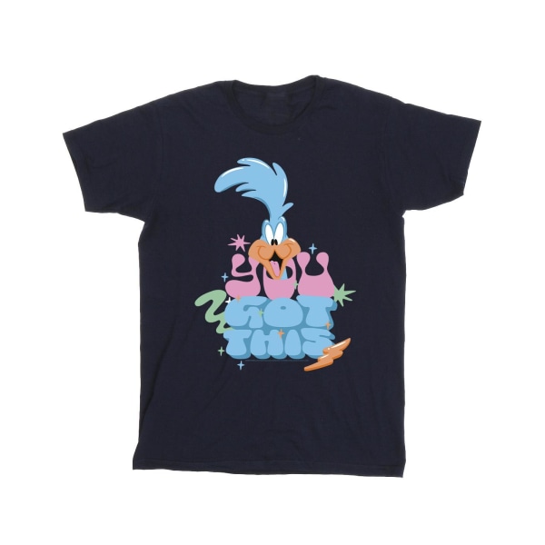 Looney Tunes Mens Roadrunner You Got This T-Shirt 3XL Marinblå Navy Blue 3XL