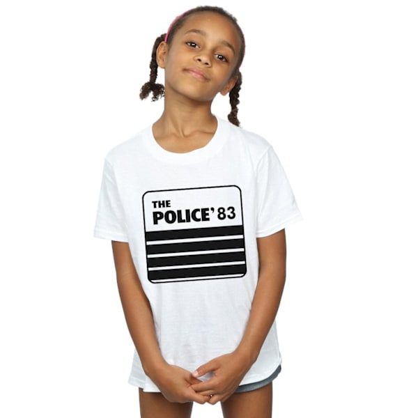 The Police Girls 83 Tour Bomull T-shirt 12-13 år Vit White 12-13 Years