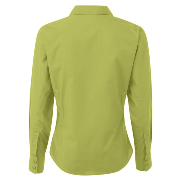 Premier Dam/Dam Poplin Långärmad Blus 8 Lime Lime 8