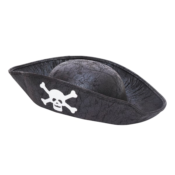 Bristol Novelty Barn/Barn Skull And Crossbones Pirathatt Black/White One Size
