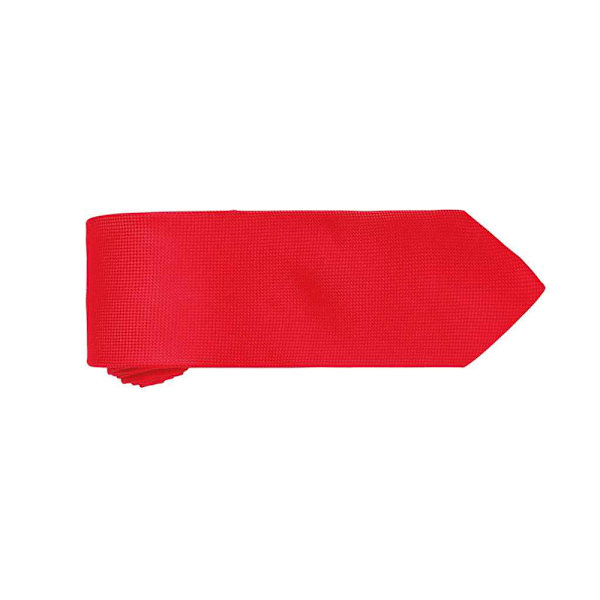 Premier Unisex Vuxen Mikro Våffel Slips En Storlek Röd Red One Size