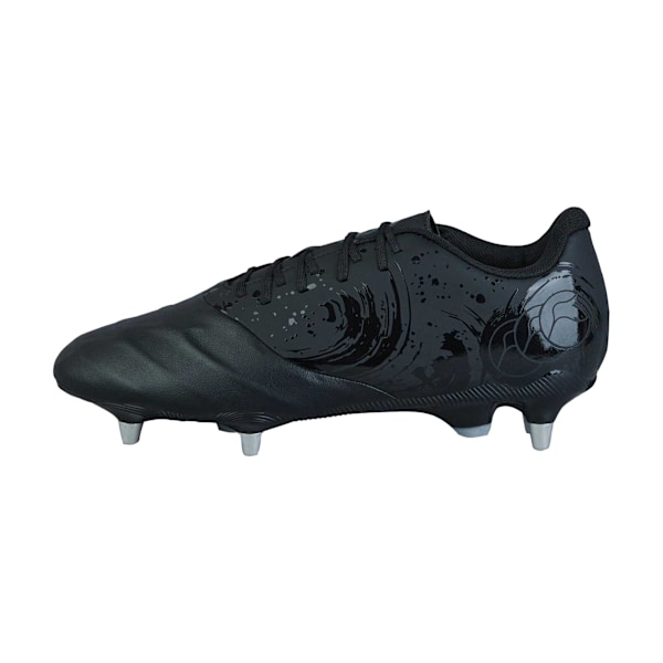 Canterbury Unisex Vuxen Phoenix Genesis Pro Läder Mjuk Mark Black/Silver 12 UK