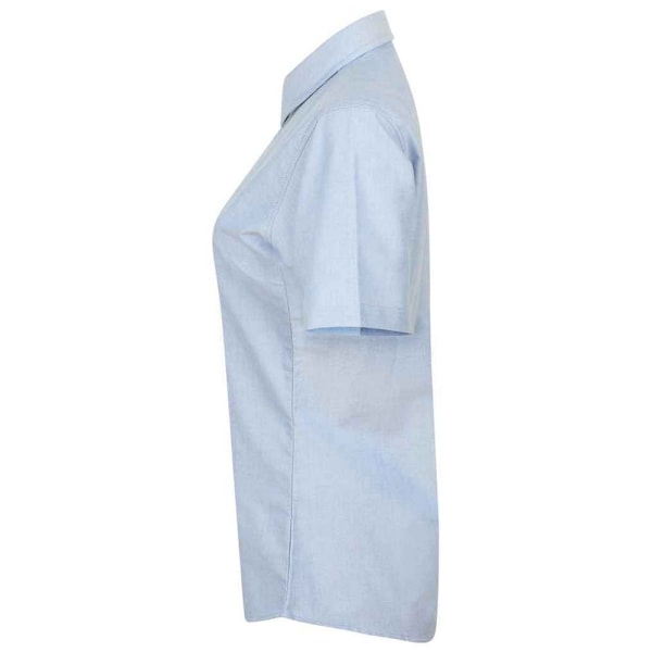 Henbury Dam/Damer Oxford Kortärmad Formell Skjorta S Blå Blue S