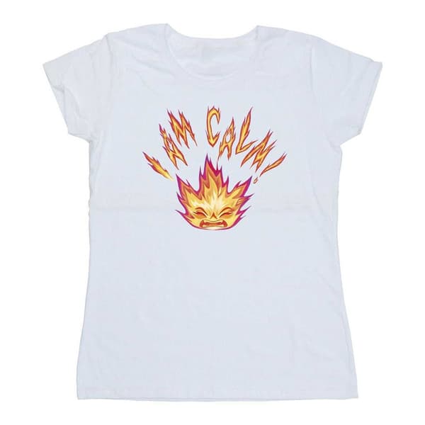 Elemental Dam/Dam I Am Calm T-shirt i bomull S Vit White S