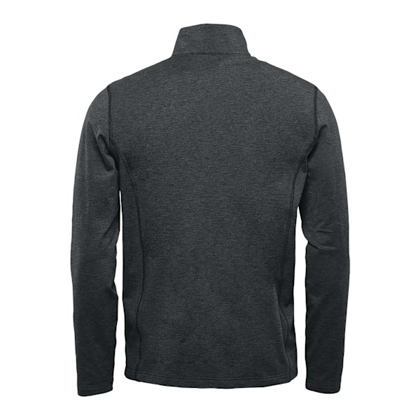 Stormtech Mens Treeline Quarter Zip Fleece Top S Black Heather Black Heather S