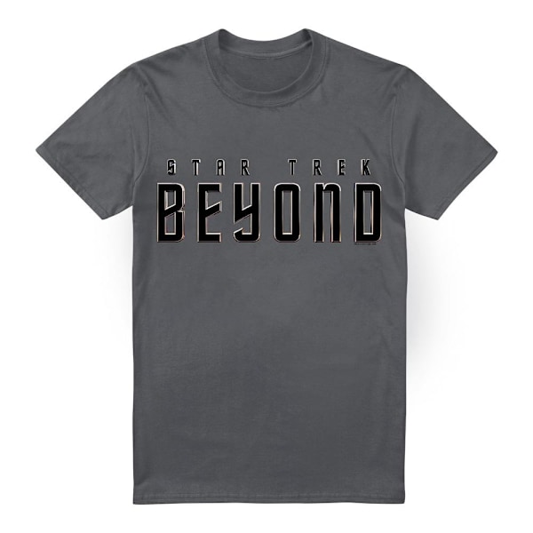 Star Trek Beyond Herr T-shirt 4XL Gråmelerad Charcoal 4XL
