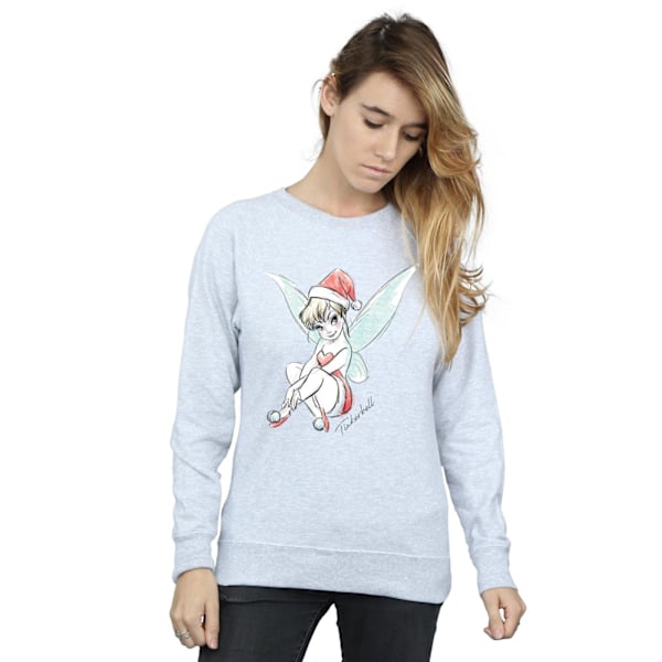Disney Dam/Kvinnor Tinkerbell Jul Fe Sweatshirt M Sp Sports Grey M
