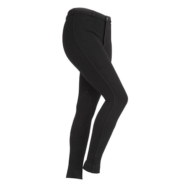 SaddleHugger Jodhpurs för flickor 9-10 år Svart Black 9-10 Years