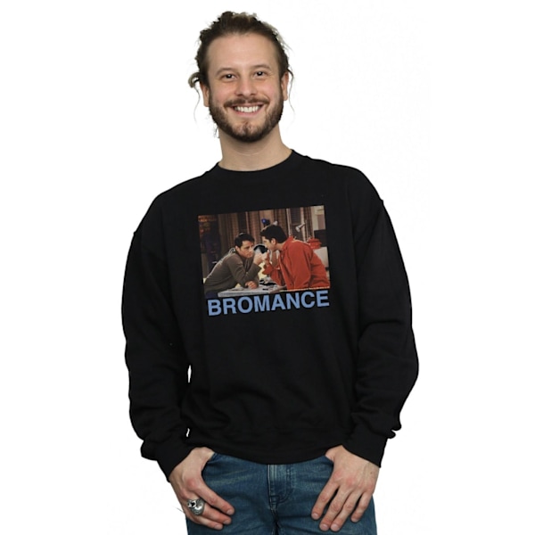 Friends Mens Joey And Ross Bromance Sweatshirt 4XL Svart Black 4XL