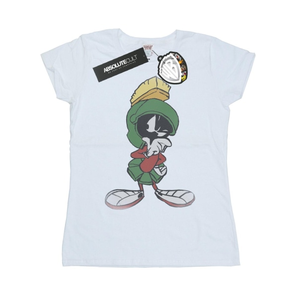 Looney Tunes Dam/Damer Marvin The Martian Pose Bomull T-shirt White M