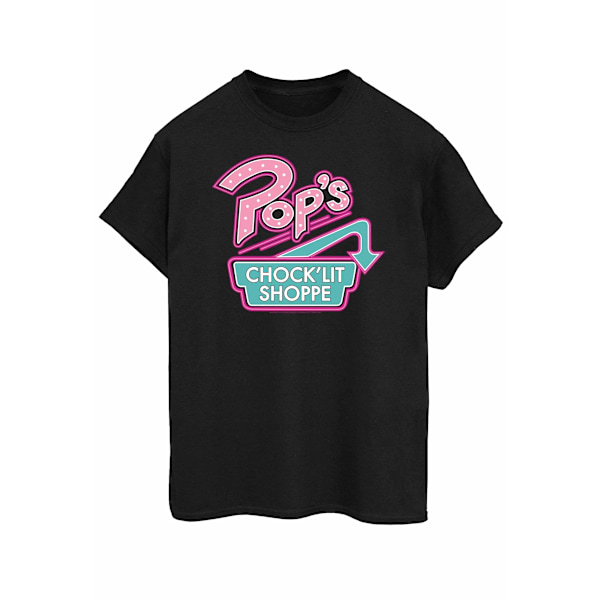 Riverdale Dam/Kvinnor Pop's Chock'lit Shoppe Bomull Boyfriend Black XL