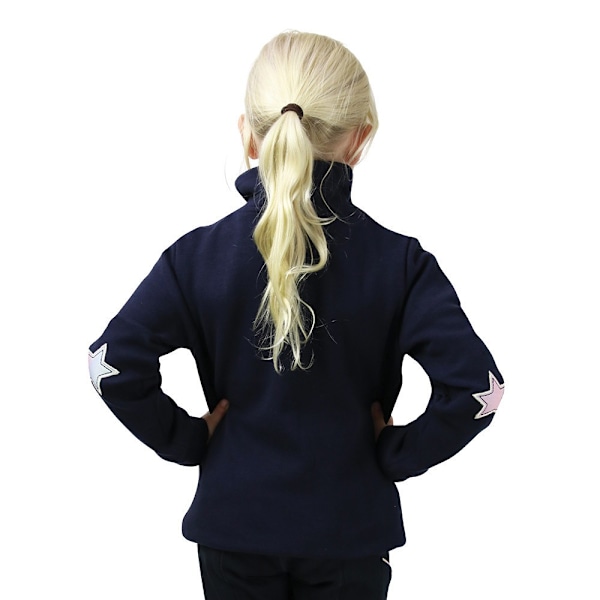 Little Rider Barn/Barn Dazzling Diamond Halv Zip Sweatshirt Navy 3-4 Years