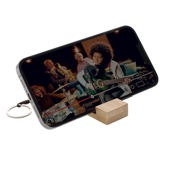 XD Collection Bambu Nyckelring Telefonställ One Size Brun Brown One Size