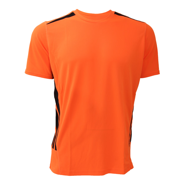 Gamegear® Cooltex Short Sleeve Training T-Shirt för män 2XL Fluore Fluorescent Lime/Black 2XL