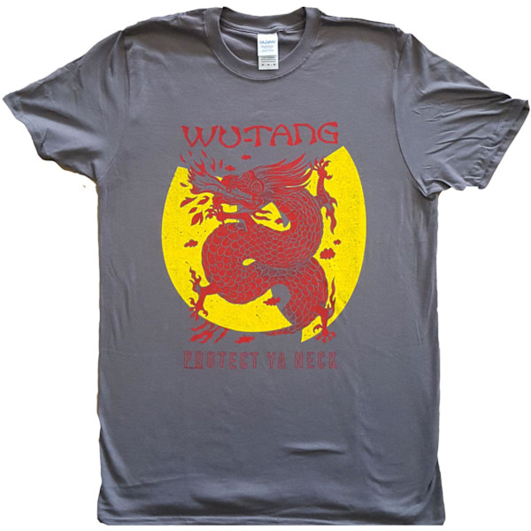 Wu-Tang Clan Unisex Inferno T-Shirt M Charcoal Grey Charcoal Grey M