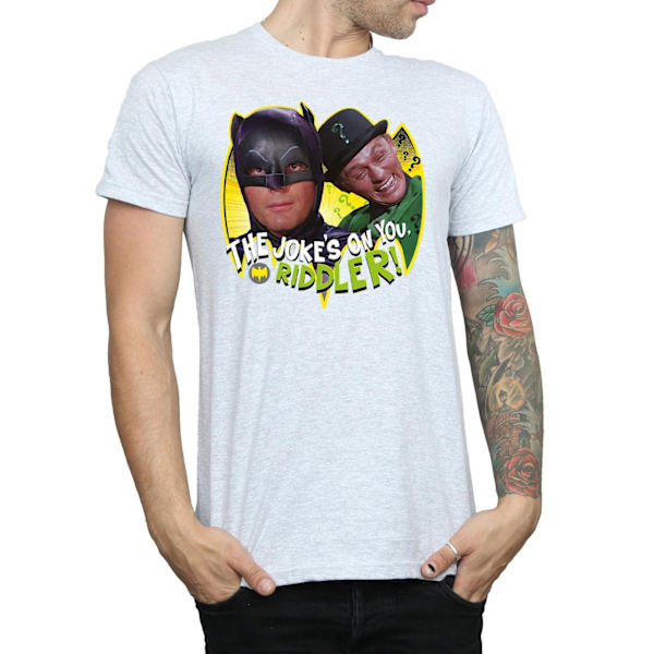 DC Comics Herr Batman TV-serie The Riddler Joke T-shirt L Spor Sports Grey L