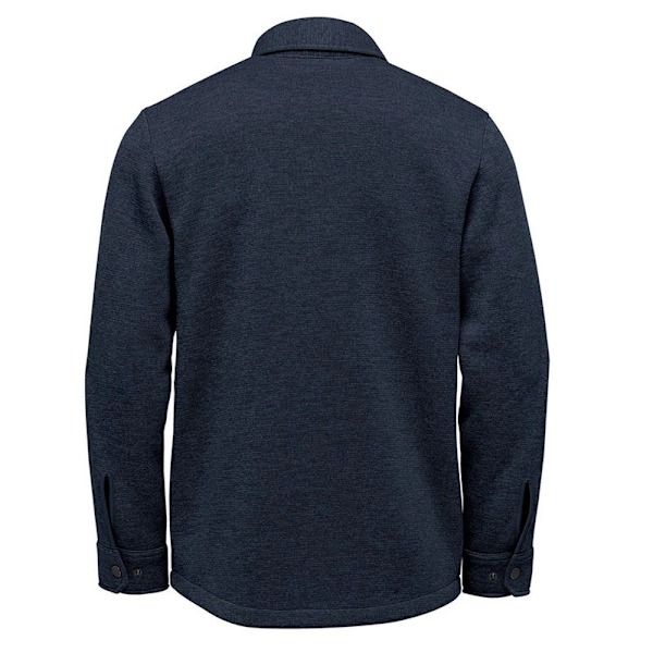 Stormtech Herr Avalante Heather Stickad Skjorta Jacka XL Marinblå Navy XL