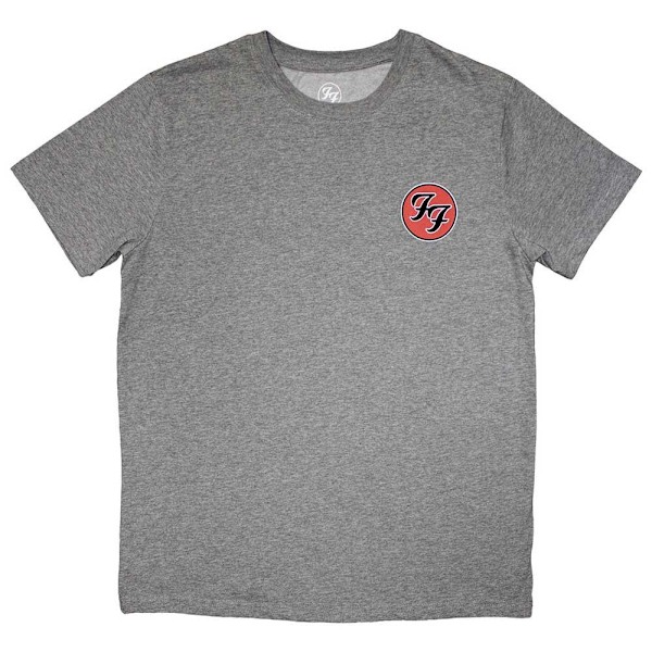 Foo Fighters Unisex Adult FF Mini Logo T-Shirt L Grå Grey L