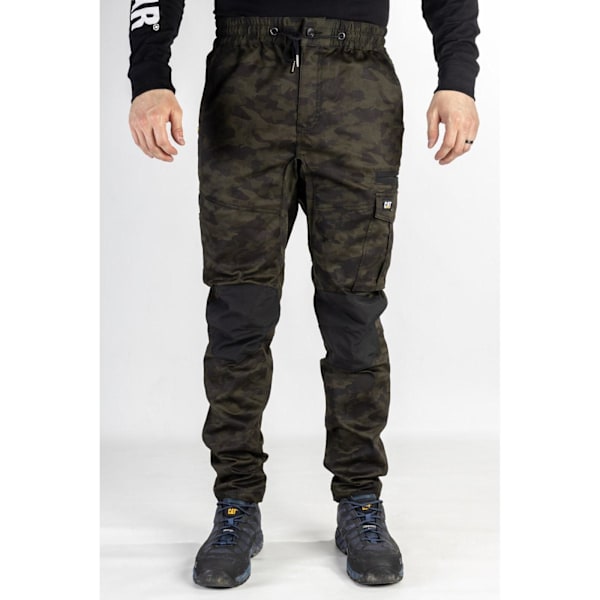 Caterpillar Mens Dynamic Cargo Trousers 34S Night Camo Night Camo 34S