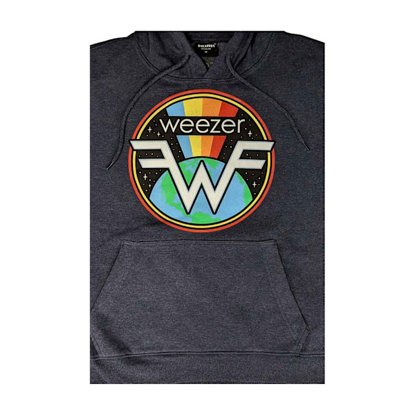 Weezer Unisex Symbol Logo Hoodie M Marinblå Navy Blue M