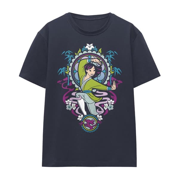 Mulan Dam/Dam Stained Glass T-shirt M Deep Navy Deep Navy M